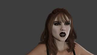 Audio2face testing in blender (eevee)