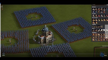 Cossacks 3 Editor battle: Prussia and the overpowered rifles.
