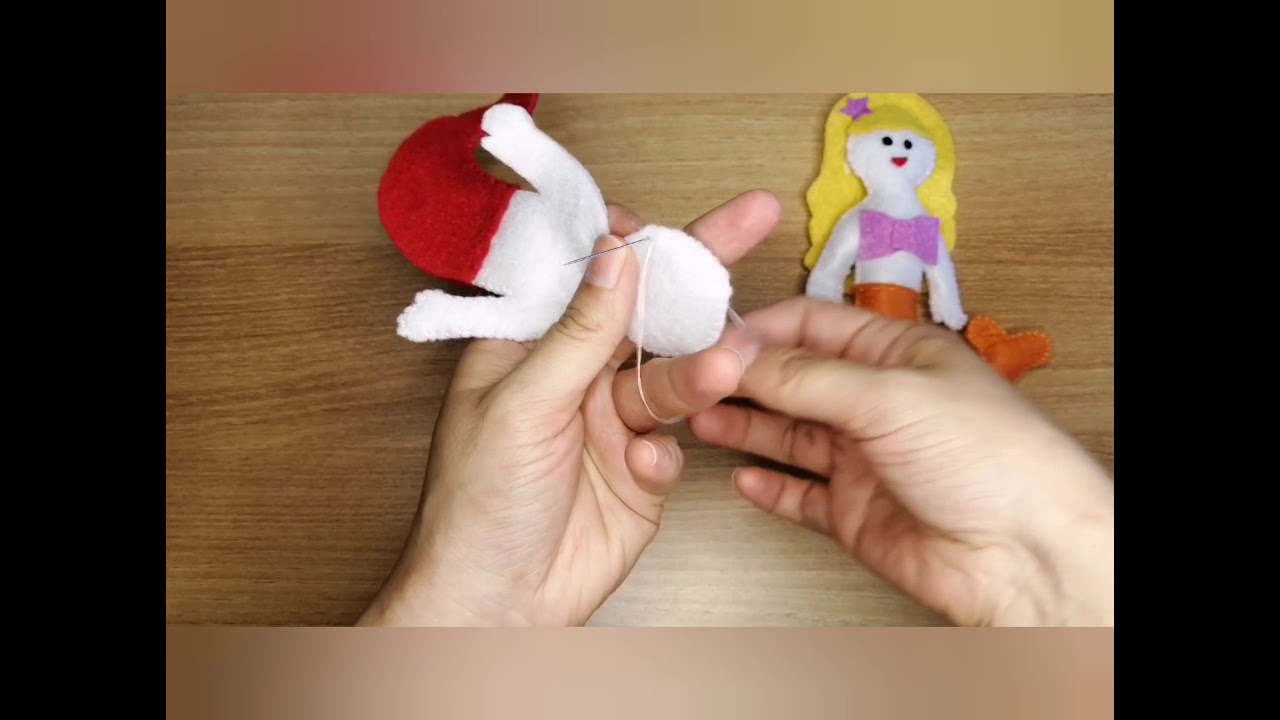 DIY美人魚布偶