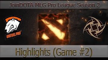 Highlights (Game #2) - Virtus.pro vs. NiP [JoinDOTA MLG Pro League Season 2]