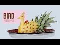 HOW TO MAKE A PEACOCK WITH PINEAPPLE - By  J.Pereira Art Carving Fruits