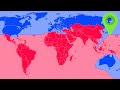 12 different ways to divide the world in half