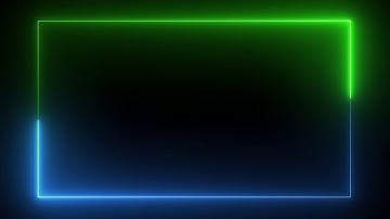 4K Ultra HD Neon Lights Frame Loop Animation - Motion Made