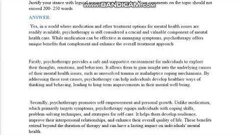 PSY401 - CLINICAL PSYCHOLOGY GDB SOLUTION OF VIRTUAL UNIVERSITY