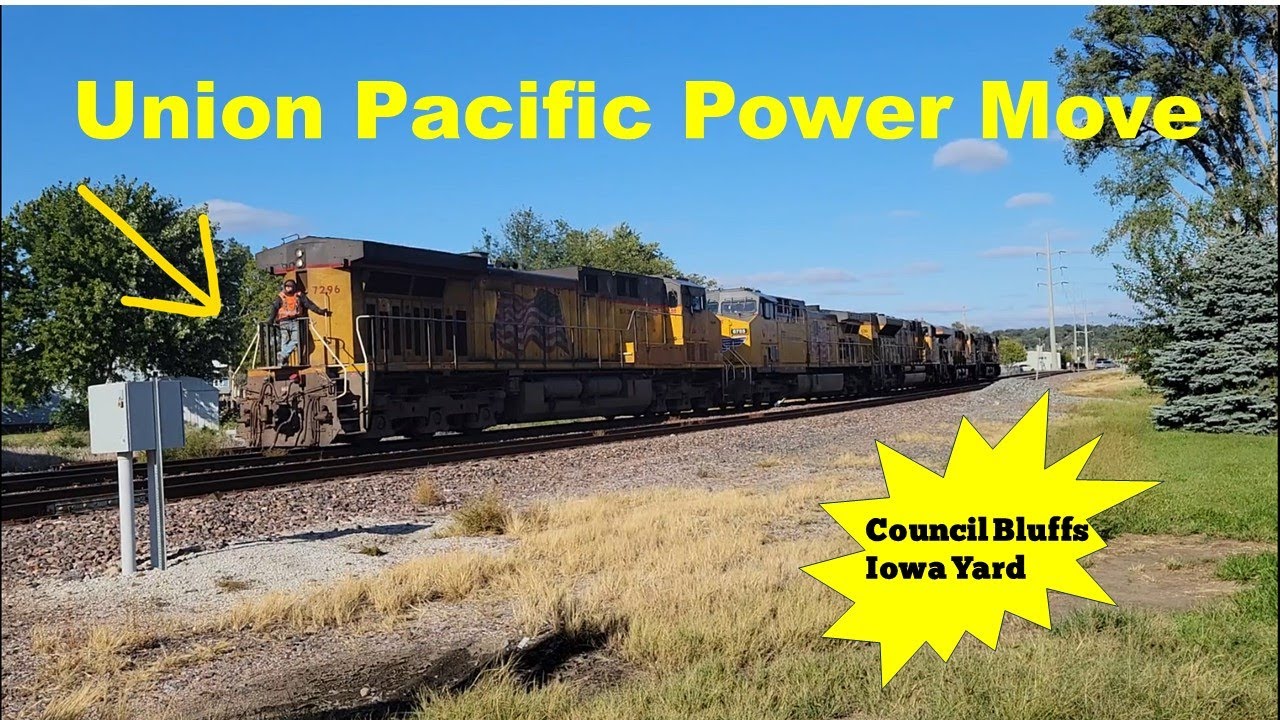 Iowa Interstate, Union Pacific, and Canadian National in Council Bluffs