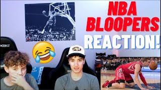 NBA bloopers but they keep getting more embarrassing - REACTION!