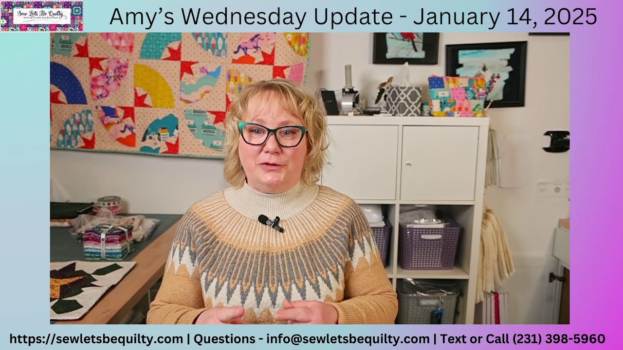 Sew Lets Be Quilty - Wednesday Update