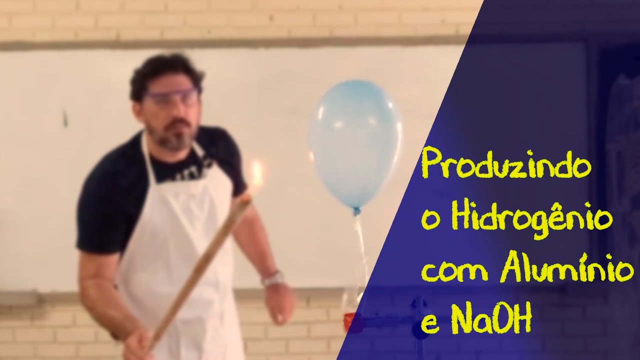 EXPERIMENTO #2: PRODUZINDO HIDROGÊNIO (Com Alumínio e Soda Cáustica) - Bruno Lardião
