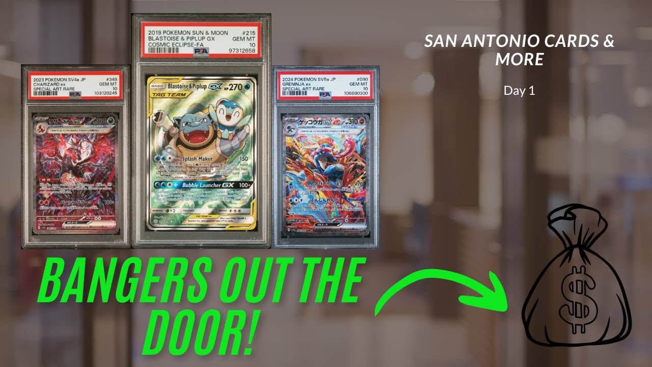 He Takes My Top Slabs! | Vendor POV | San Antonio Cards & More Day 1