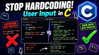Stop Hardcoding! How to Let Users Input Data in C