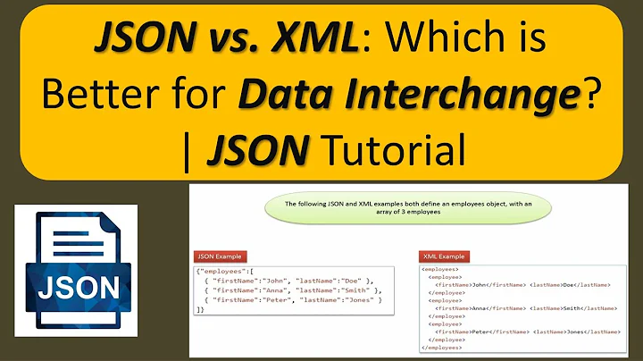 JSON Vs. XML | JSON Tutorial