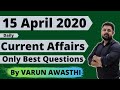 15 APRIL 2020 CURRENT AFFAIRS | Daily Current Affairs Jackpot |#CurrentAffairs2020