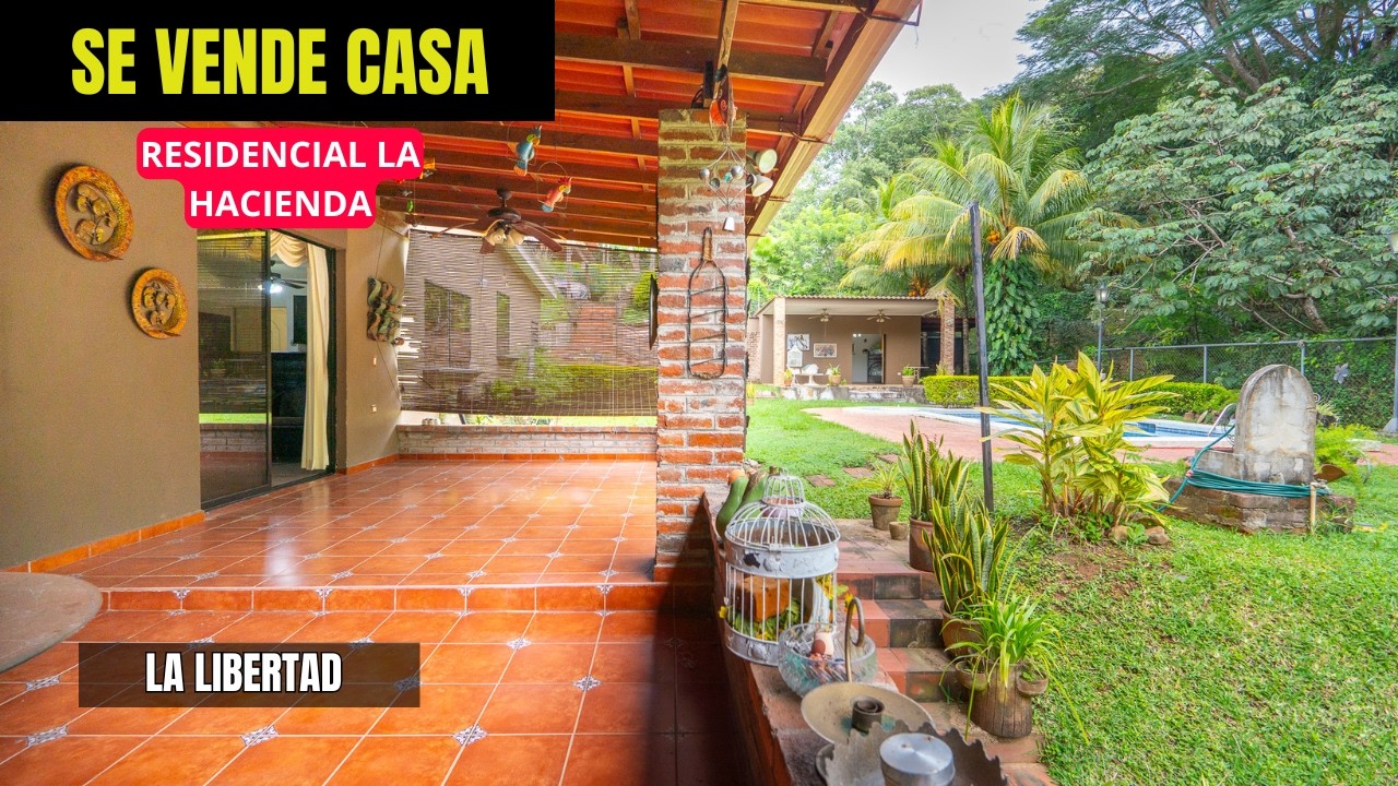 CASA DE ALTO NIVEL EN VENTA | RESIDENCIAL LA HACIENDA – EL SALVADOR