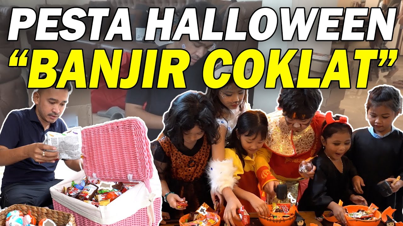The Onsu Family - Persiapkan Hallowen Satu Rumah diisi LIMPAHAN COKLAT dan MAINAN! #Part1