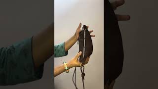 Crescent Suede Moon Shape Crossbody Bag