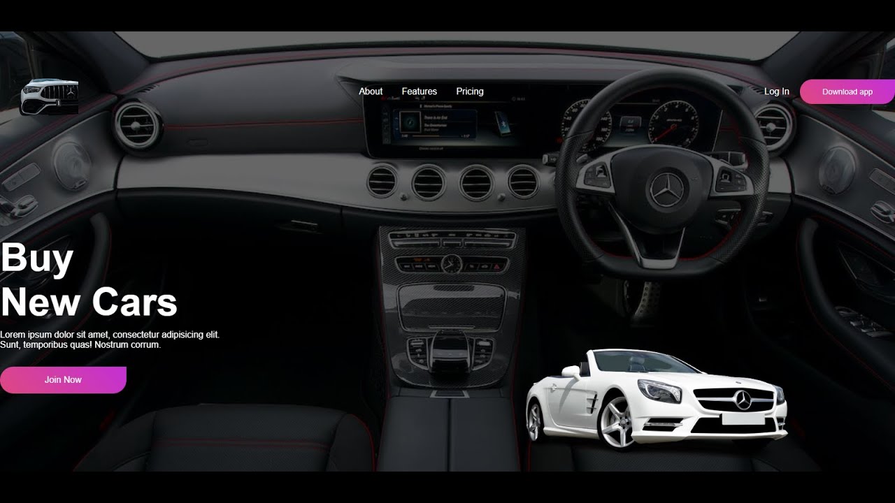 How To Make Animated Website Design Using HTML And CSS Step By Step ...