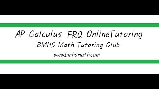 2006 AP Calculus BC #5