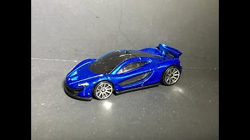Hot Wheels Mclaren P1 Blue 1:64 Review