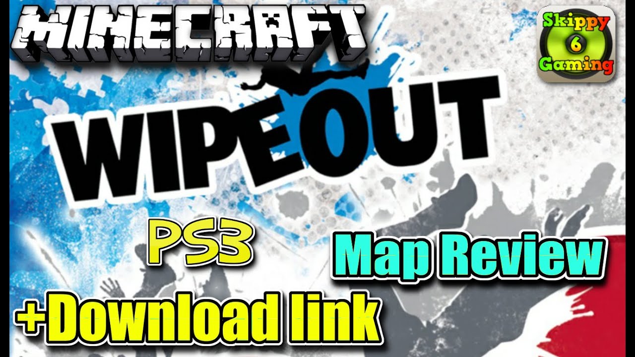 MINECRAFT - PS3 - WIPE OUT TV SHOW MAP REVIEW + DOWNLOAD LINK ( PS4 )  -