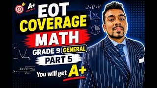 Part 5 EOT Math Grade 9 General Term 3 2025/2026 | A+ Prep