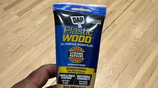 Plastic Wood Filler Repair - DAP