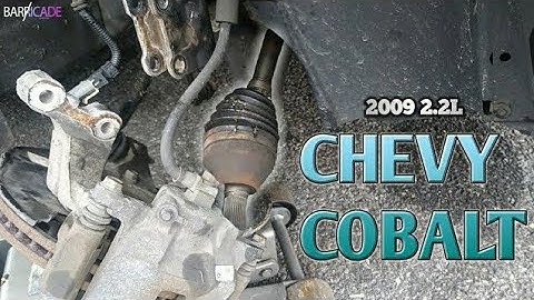 CV-AXLE REPLACEMENT (2005-2010 CHEVY COBALT)