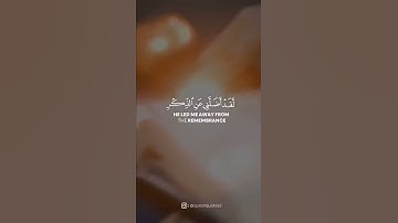 وَيَوْمَ يَعَضُّ الظَّالِمُ عَلَى يَدَيْهِ ~ تلاوة باكية مؤثرة تهز القلوب 💔😭