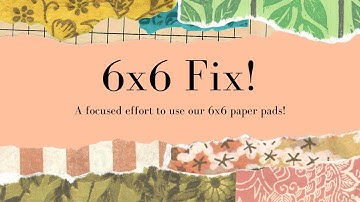 8 1/2" x 11" Layout Process! // Happy Go Lucky - 6x6 Fix