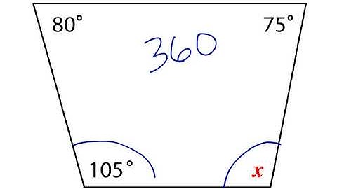 Finding Missing Angles Of A Quadrilateral