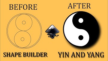Designing yin yang logo in inkscape: shape builder tutorial 