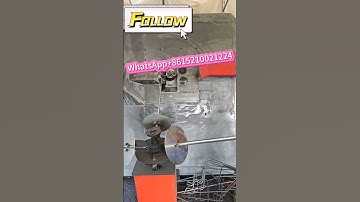 fast automatic stirrup bender machine rebar stirrup bending machine #stirrupbender #stirrupbending