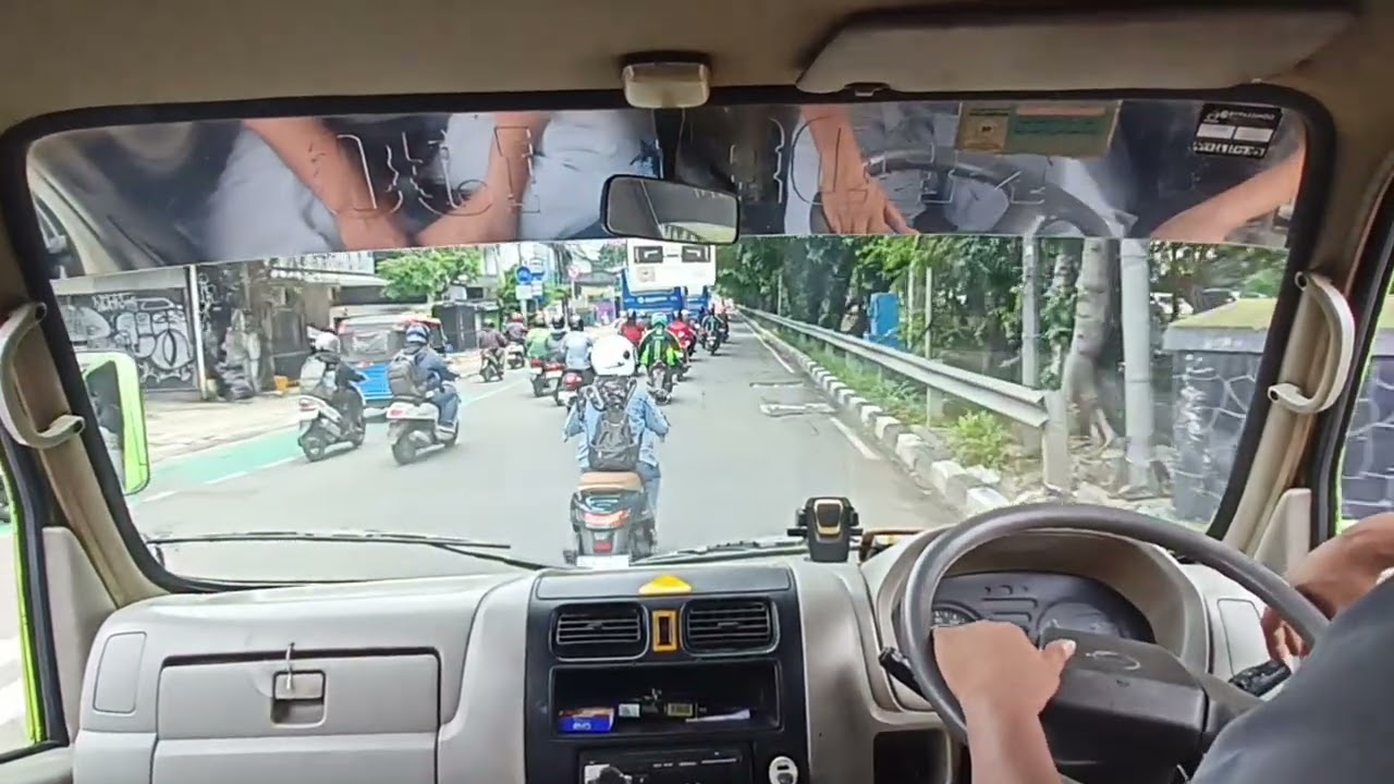 Part:003 🚚🚗🚚 //Car Driving Tanah Abang Menuju Cideng #viral #vlog @Kadalijo141 