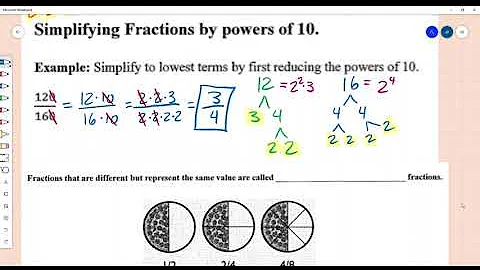 Simplifying Fractions pt. 2: Reducing Fractions and Equivalent Fractions