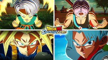 Dragon Ball: Sparking! Zero - All Trunks Transformations & Ultimate Attacks