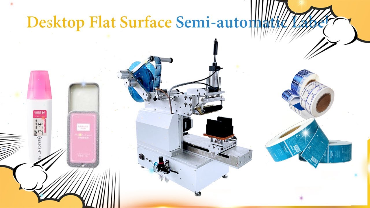 HY | Desktop Flat Surface Semi automatic Labeler |  HYT - 30114