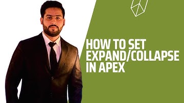 How to Expand / Collapse the Navigation Sub-Menu in Oracle Apex