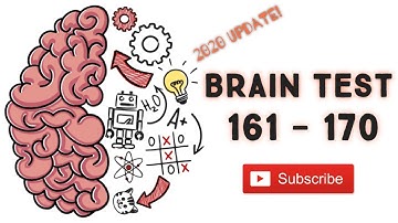 Brain Test LEVEL 161 - 170 WALKTHROUGH