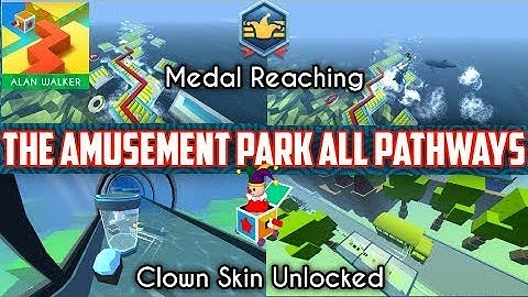 Dancing Line - The Amusement Park All Paths | DL Android