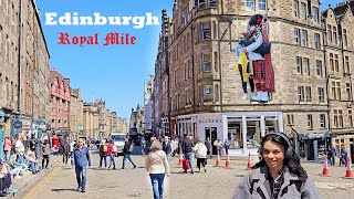 Scotland Medieval Edinburgh Old Town - Royal Mile Walk Complete Virtual Tour 2023