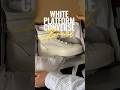 White platform converse  unboxing  fashiontrends converseunboxing converse unboxing