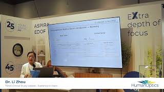 TRIVA Clinical Study Update | Dr. Li Zhou | Booth Lecture ESCRS 2026