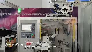 DBDG Fully Automatic Blank Label Die Cutting and Turret Rewinder Line Show In Rosplast Exhibition