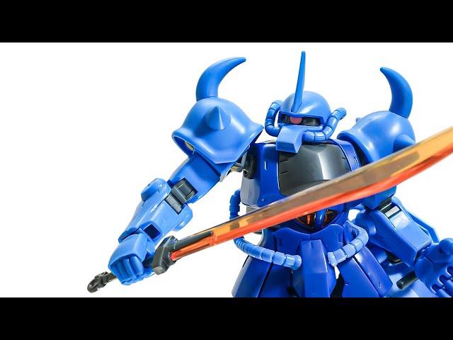 It's different from the Zaku] It actually comes with a left hand