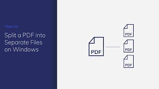 split a pdf into separate files on windows with pdfelement