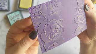 YOU ASKED FOR IT! Another 3D embossing folder technique for you to try