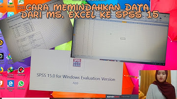 Cara Memindahkan Data dari Ms. Excel ke SPSS 15