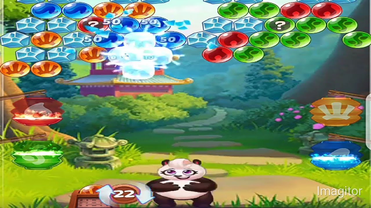 panda pop 3d game ️👉🎮 Bubble shooter game | panda gaming vedios | panda ...