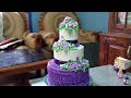 Weddingcake 3 tingkat ungu