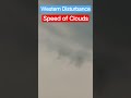 🌩️ Western Disturbance में तेज हवाएं और बादलों की चाल