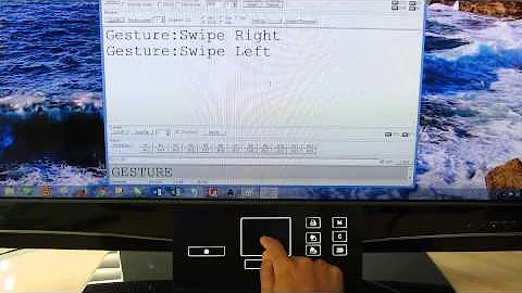 Custom USB Capacitive Touch Gesture Recognition